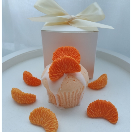 Mydlana babeczka pomarańczowa