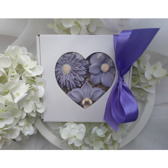 Mydlany flower box na prezent