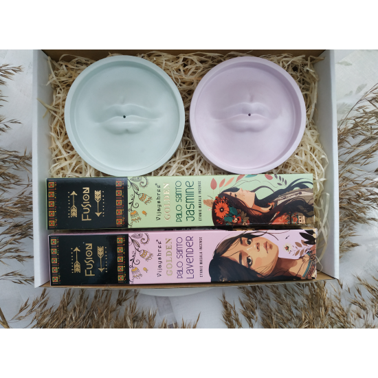 Zestaw prezentowy kadzidełka i podstawki