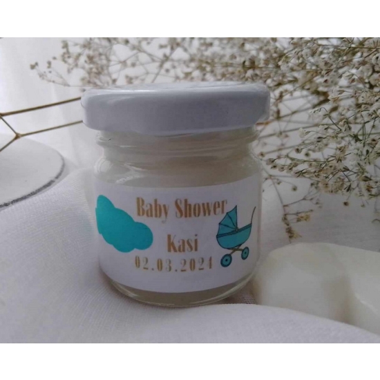 Świeczki sojowe podziękowanie dla gości, Baby Shower