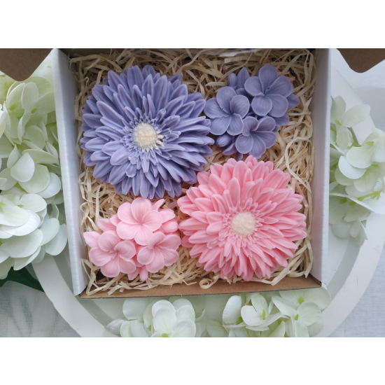 Mydlany flower box na prezent