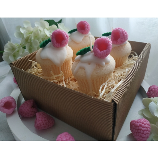 Świece sojowe babeczki