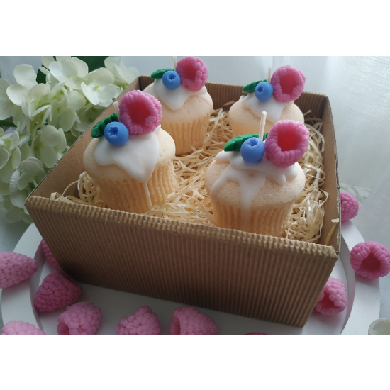 Świece sojowe babeczki