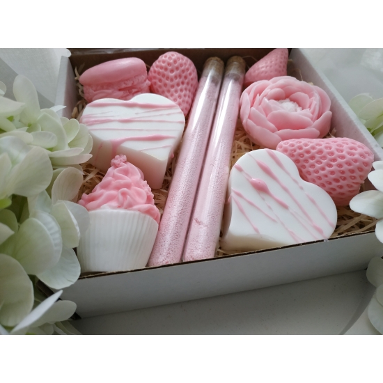 Zestaw prezentowy truskawka i wanilia