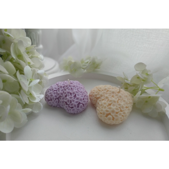 Świece sojowe serca