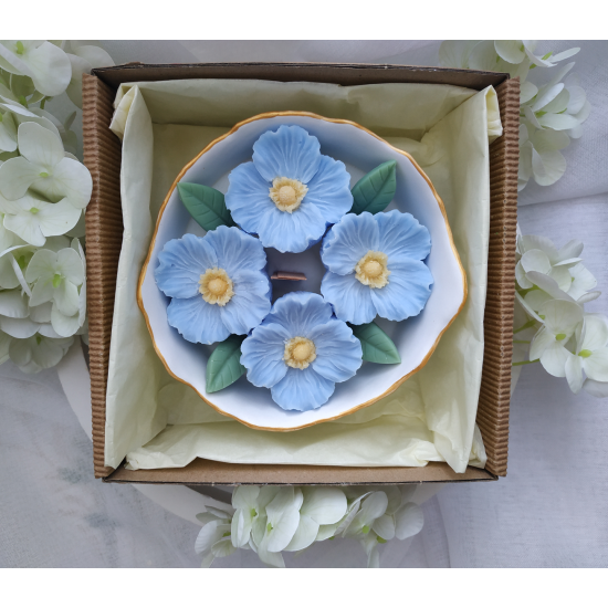 Świeca sojowa wiosenne kwiaty